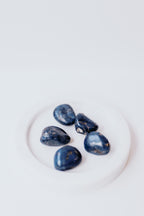 Blue Sapphire Crystal Tumble Stone