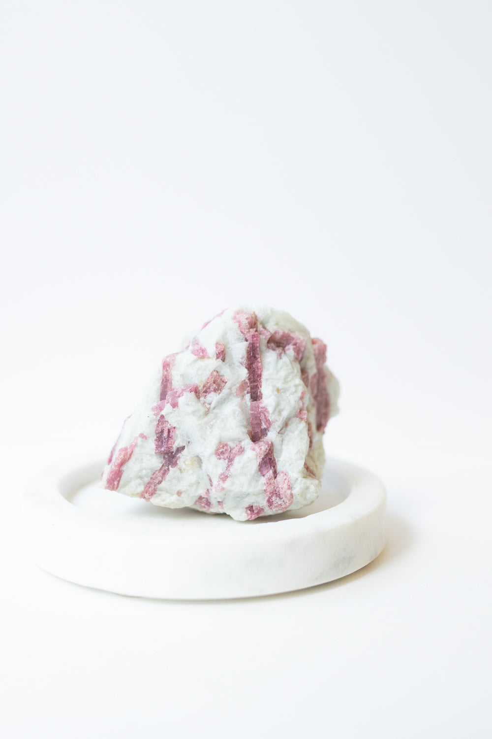 Pink Tourmaline in Quartz Rough #4 | Mood ✧ Heart ✧ Compassion