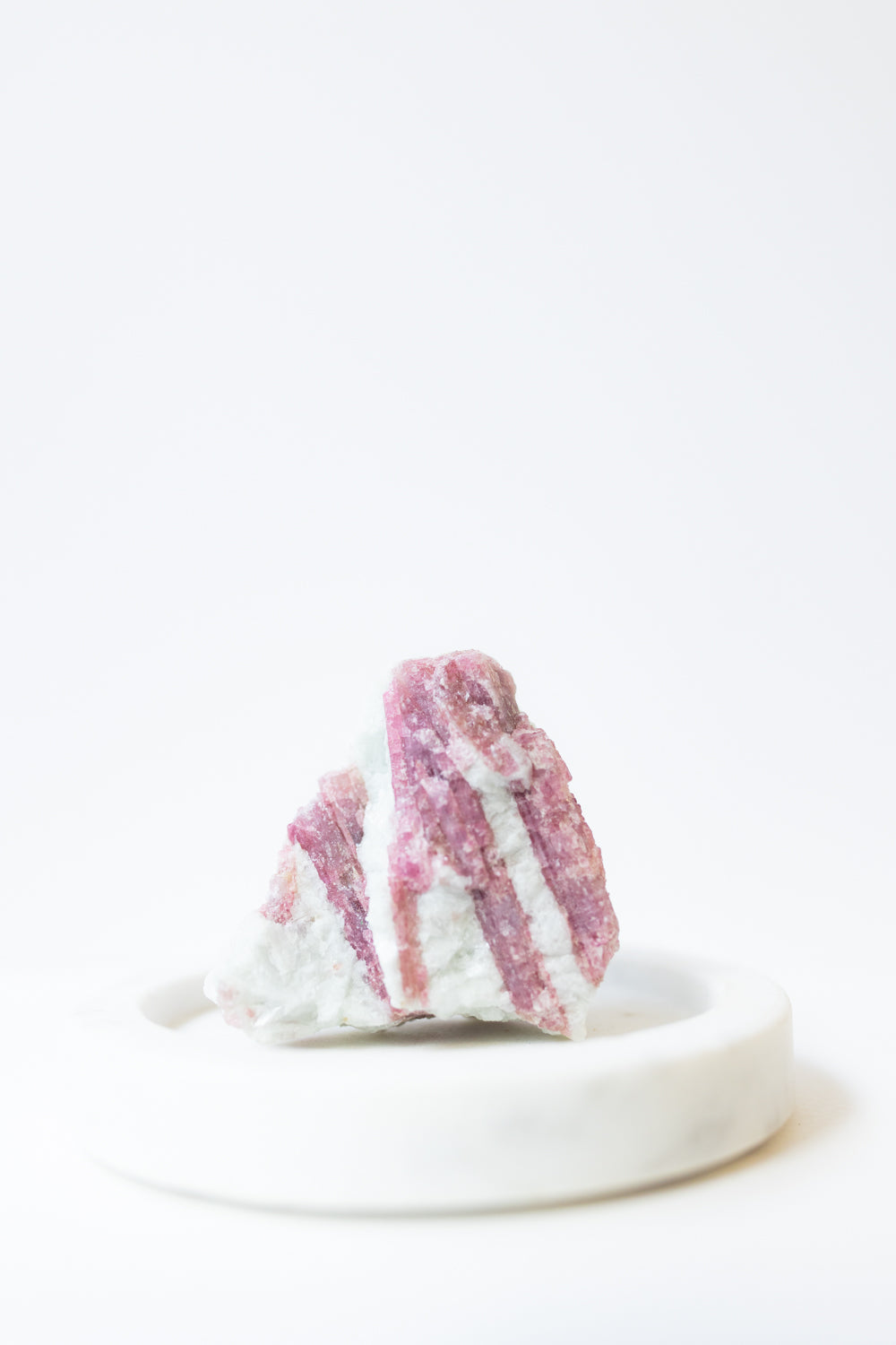 Pink Tourmaline in Quartz Rough #1 | Mood ✧ Heart ✧ Compassion