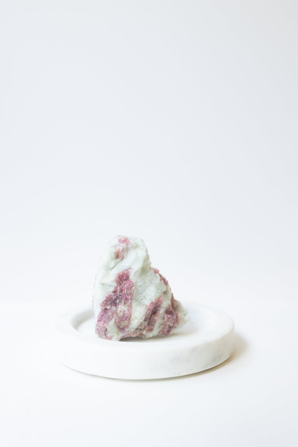 Pink Tourmaline in Quartz Rough #1 | Mood ✧ Heart ✧ Compassion