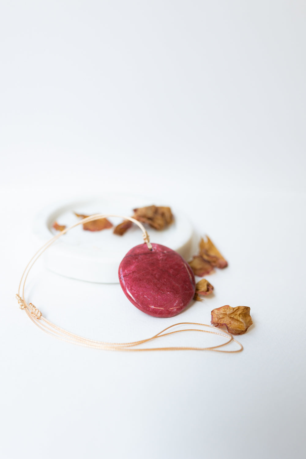 Pink Thulite Pendant | Self-Love • Emotional Healing • Compassion