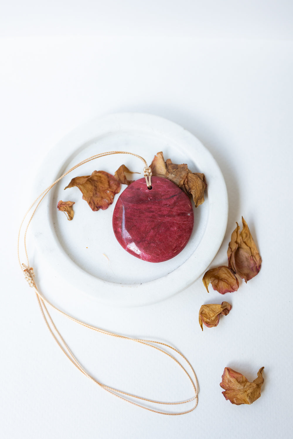 Pink Thulite Pendant | Self-Love • Emotional Healing • Compassion