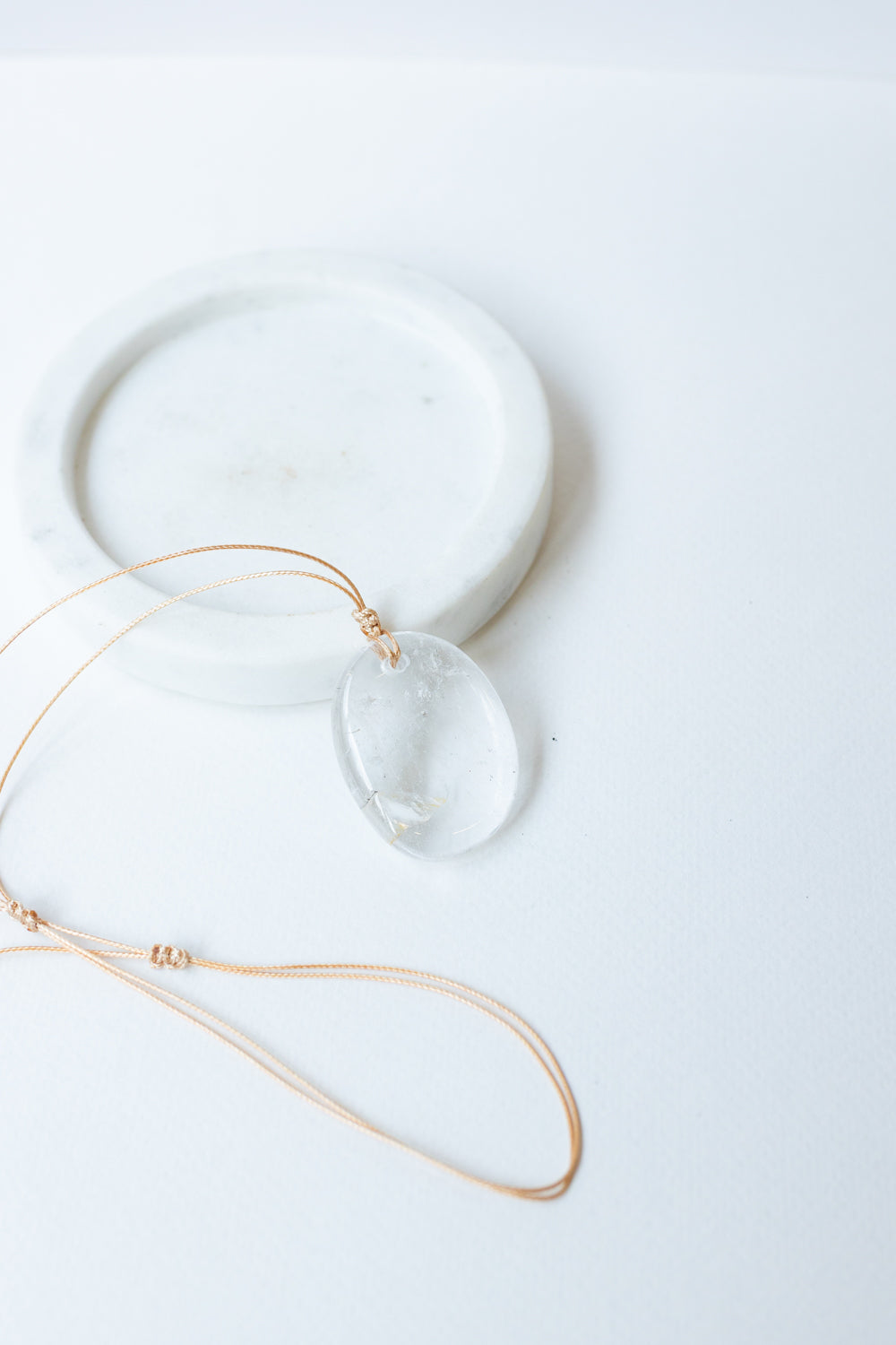 Clear Quartz Crystal Pendant #1 | Clarity • Amplification • Manifestation