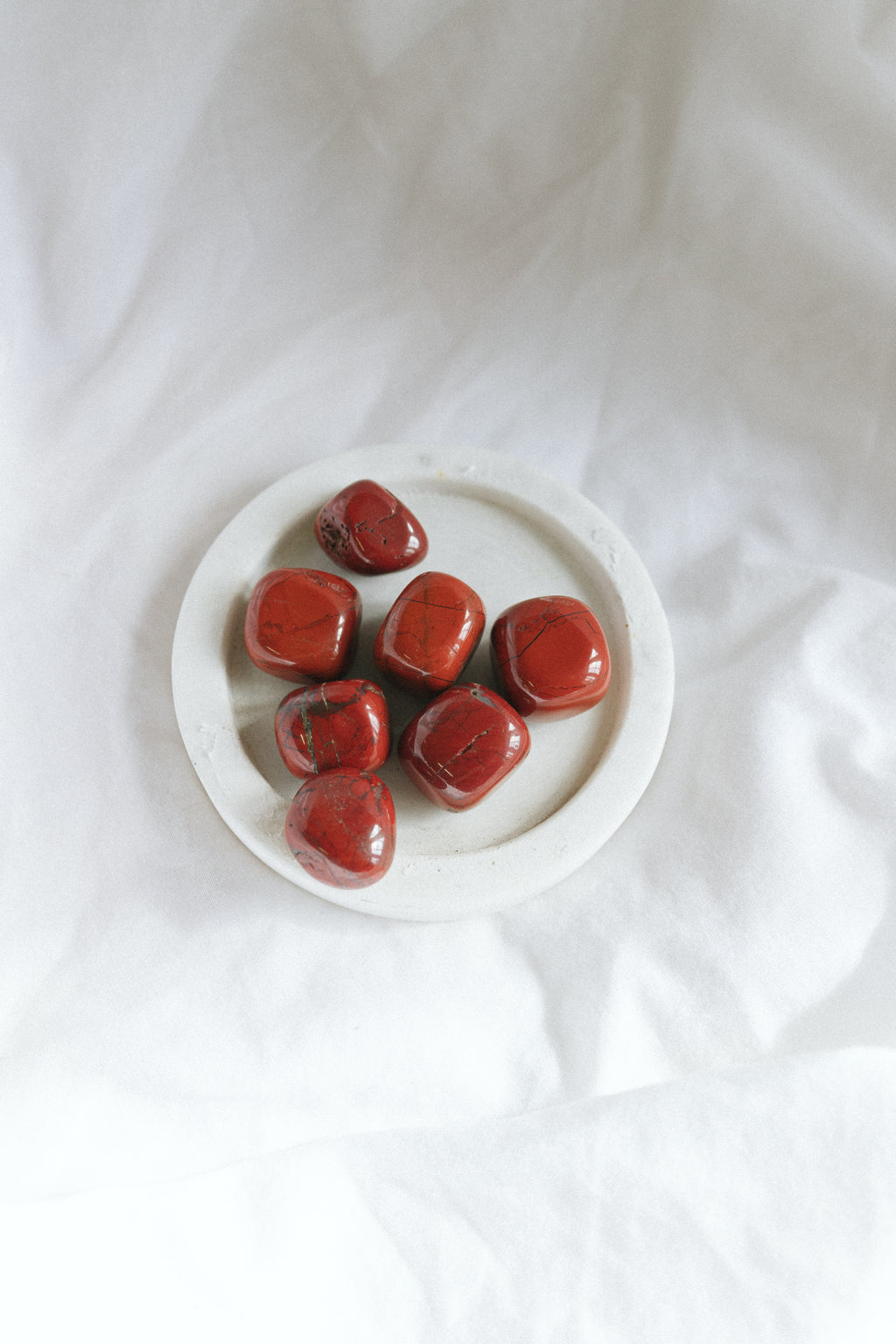 Red Jasper Crystal Tumble Stone | Strength • Determination • Stability