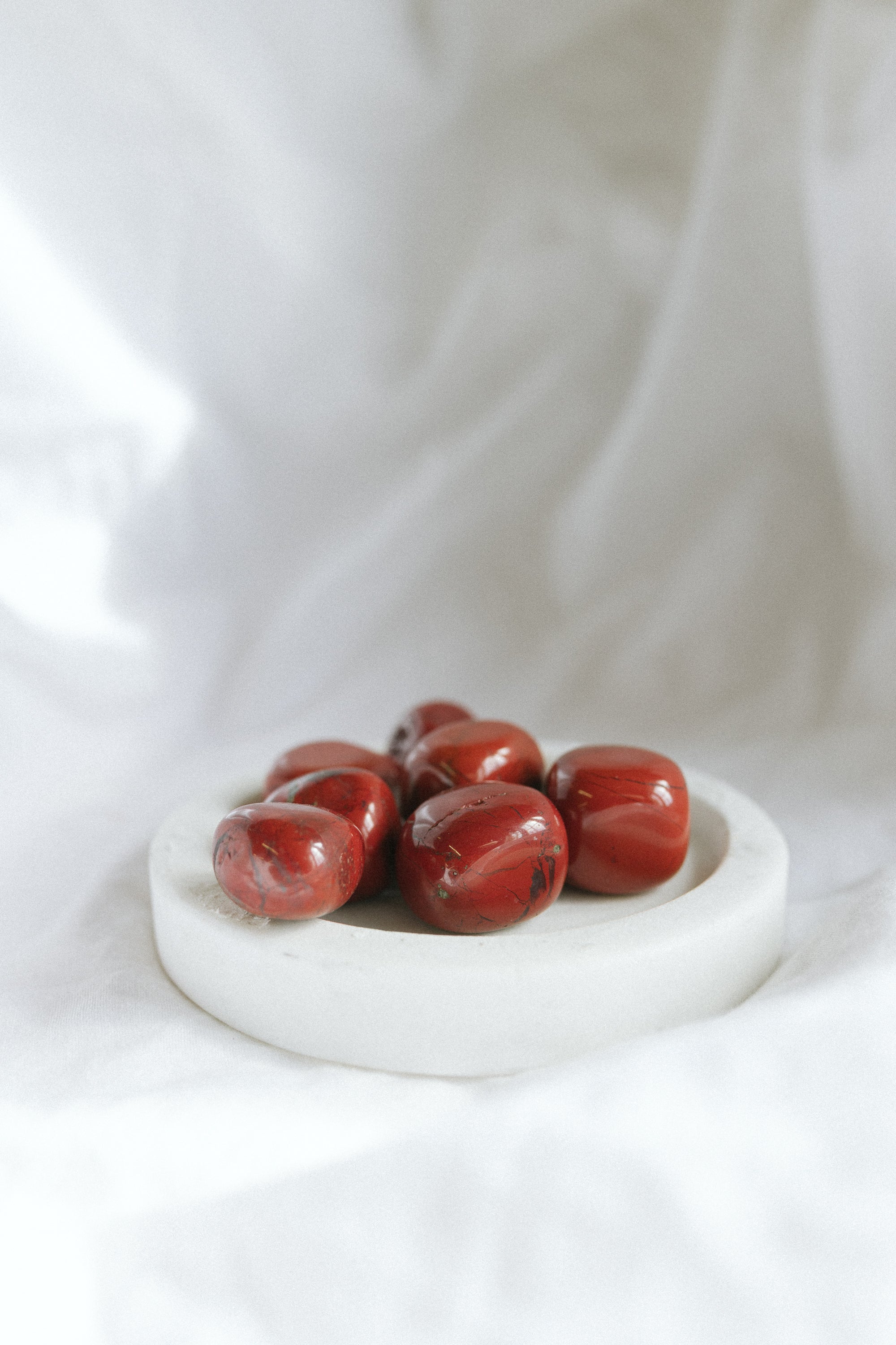 Red Jasper Crystal Tumble Stone | Strength • Determination • Stability