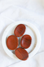 Red Jasper Crystal Worry Stone | Strength • Determination • Stability