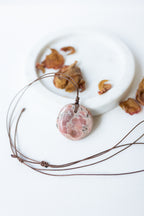 Rhodochrosite Crystal Pendant #1 | Love • Healing • Integration