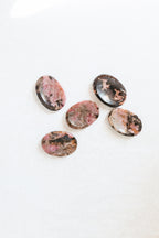 Rhodonite Crystal Worry Stone | The Stone of Heart Healing & Compassionate Strength