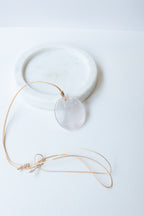 Rose Quartz Crystal Pendant #1 | Love • Healing • Compassion