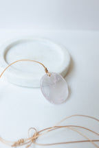 Rose Quartz Crystal Pendant #1 | Love • Healing • Compassion