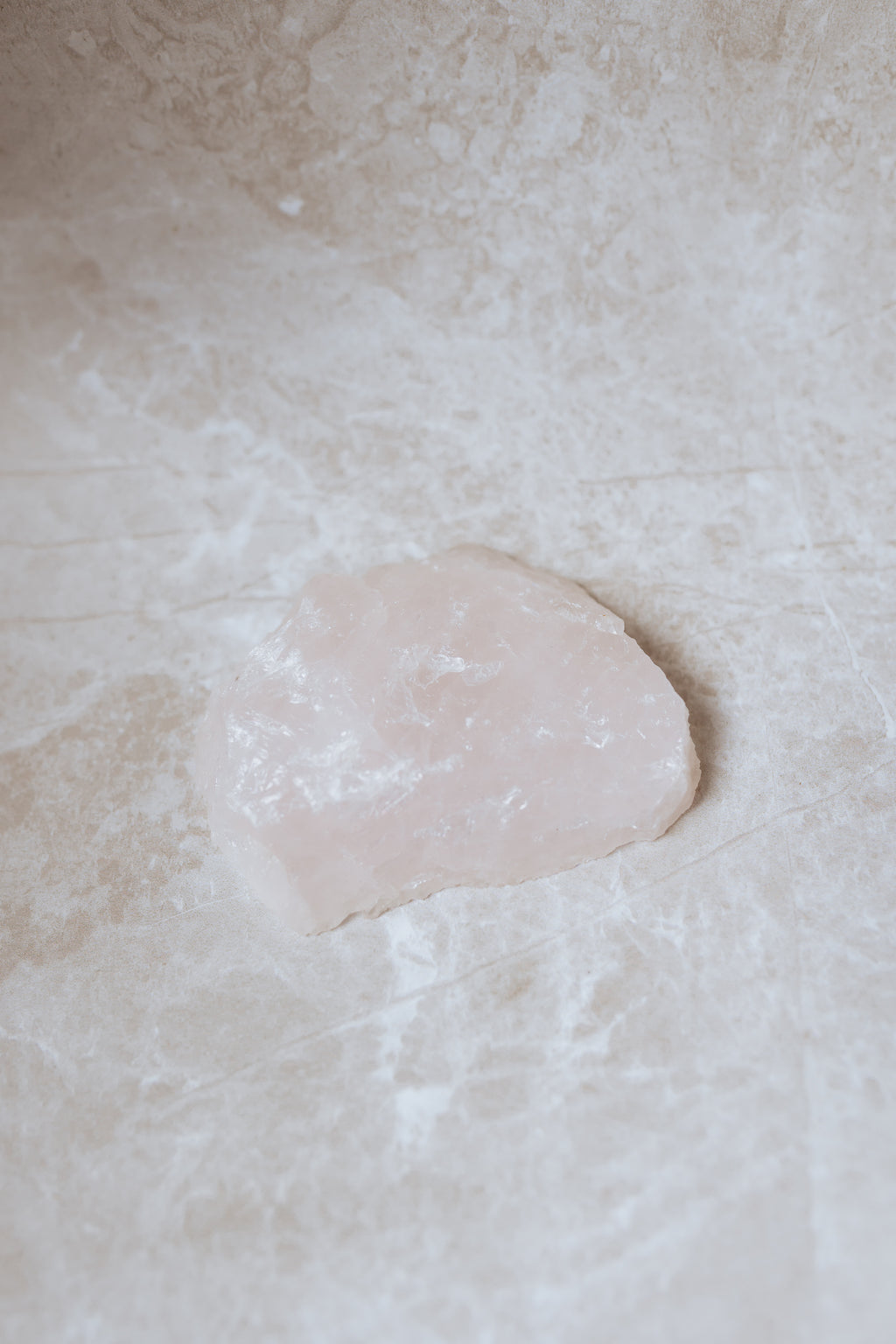 Rose Quartz Flat Piece #A | Unconditional Love • Heart Healing • Self-Love