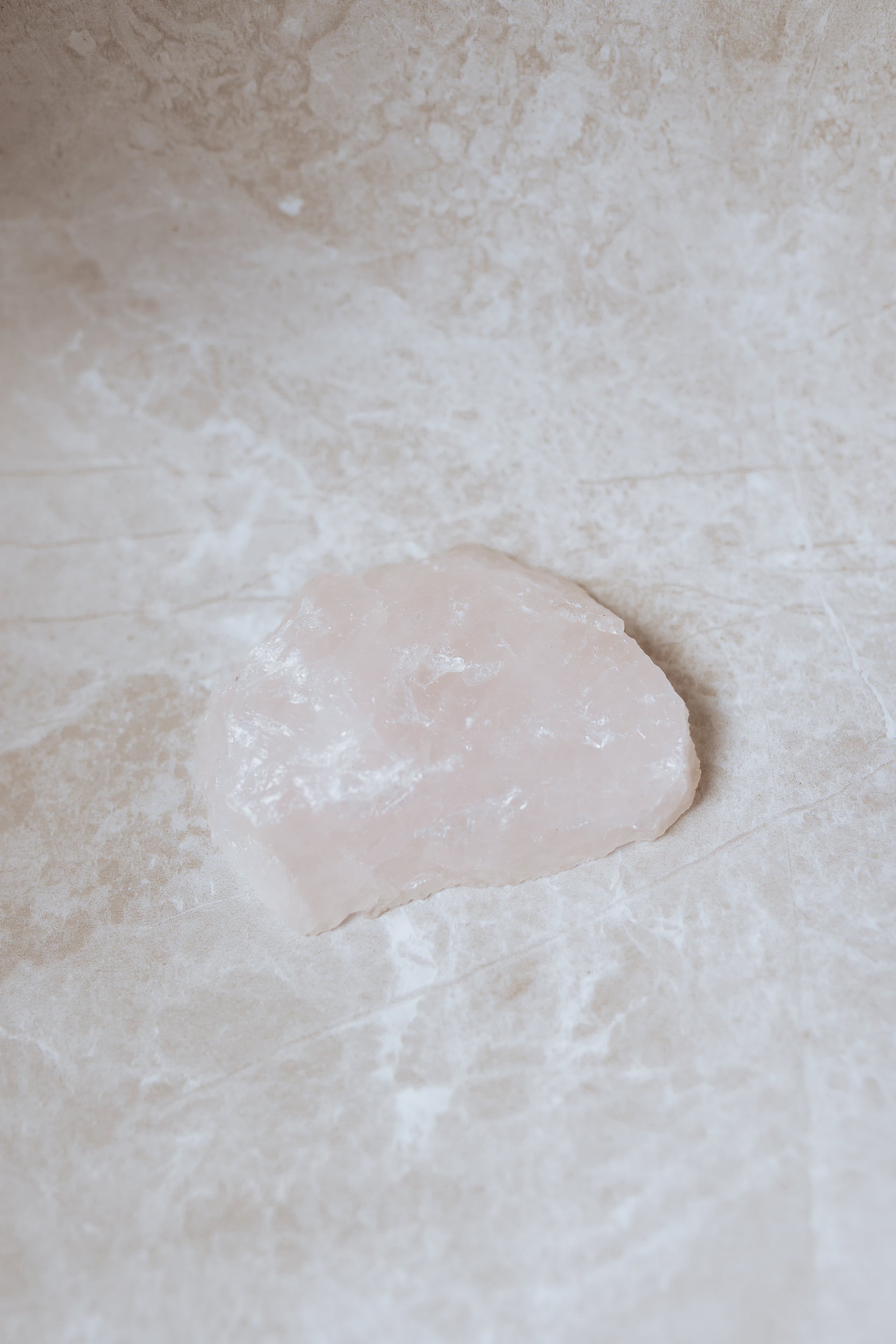 Rose Quartz Flat Piece #A | Unconditional Love • Heart Healing • Self-Love