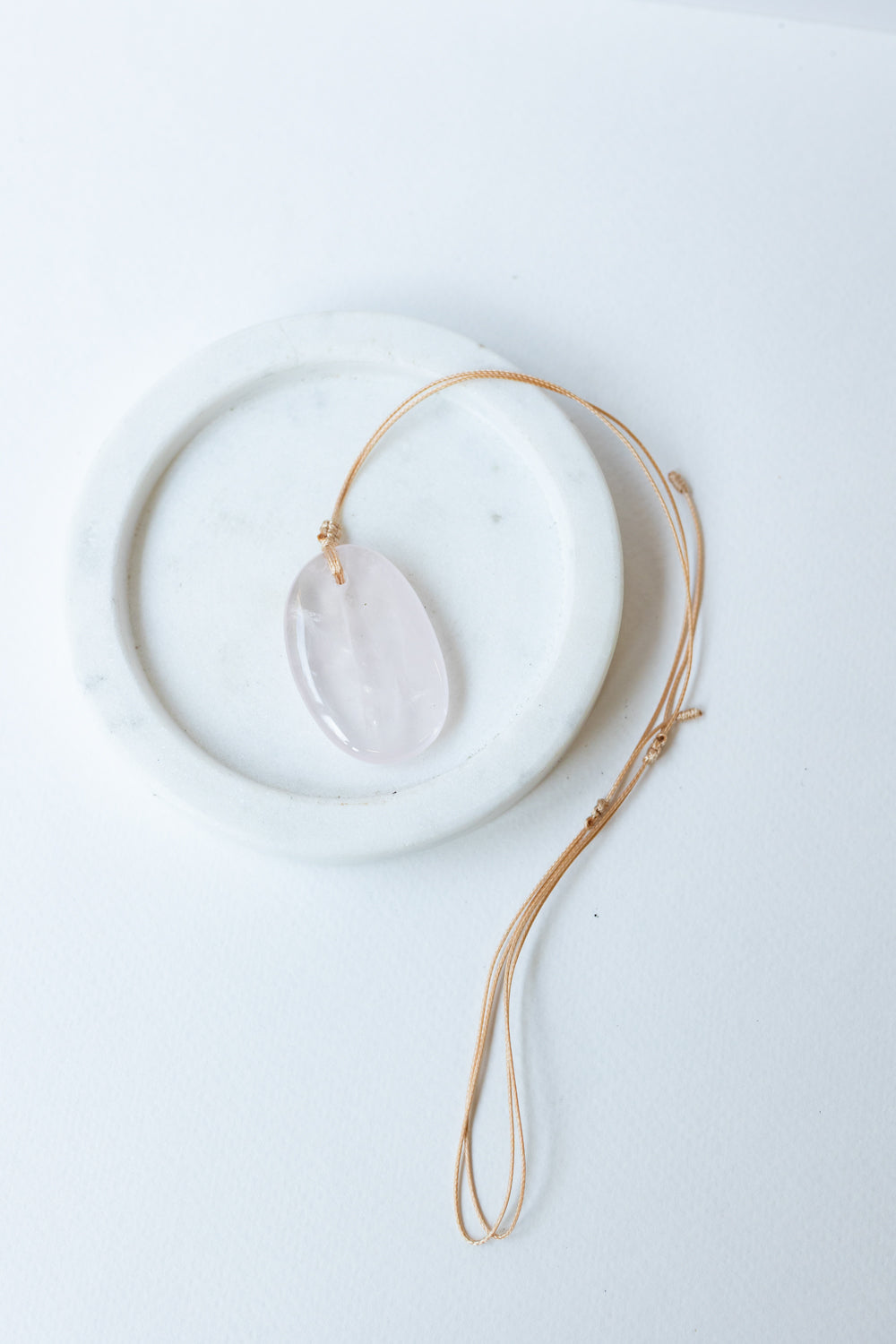 Rose Quartz Crystal Pendant #2 | Love • Healing • Compassion