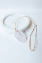 Rose Quartz Crystal Pendant #2 | Love • Healing • Compassion