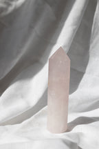 Rose Quartz Crystal Point #O1 | Love • Healing • Compassion