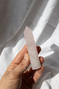 Rose Quartz Crystal Point #O1 | Love • Healing • Compassion