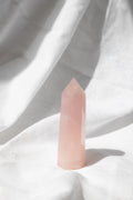 Rose Quartz Crystal Point #O2 | Love • Healing • Compassion