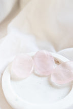 Rose Quartz Crystal Worry Stone | Love • Healing • Compassion
