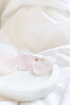 Rose Quartz Crystal Worry Stone | Love • Healing • Compassion