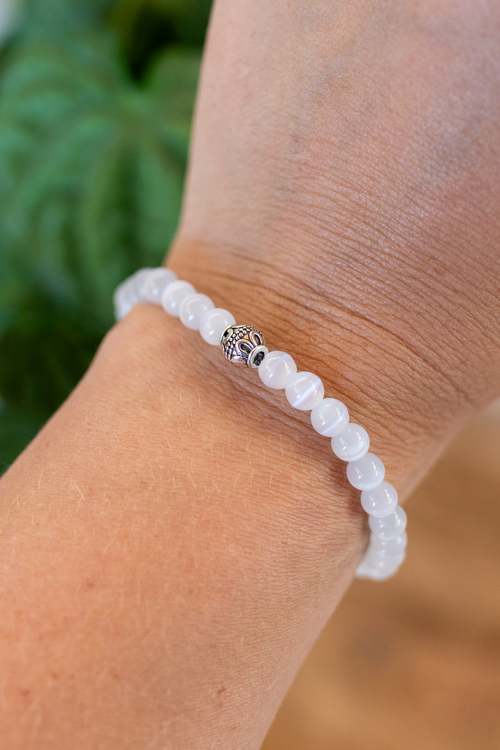 Selenite Crystal Bracelet | The Stone of Divine Light & Energetic Purification