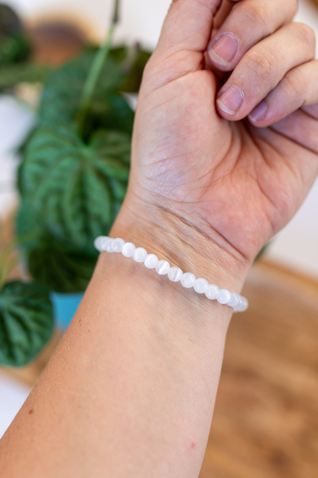 Selenite Crystal Bracelet | The Stone of Divine Light & Energetic Purification