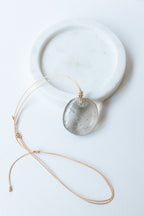 Smoky Quartz Crystal Pendant #4 | Grounding • Protection • Release