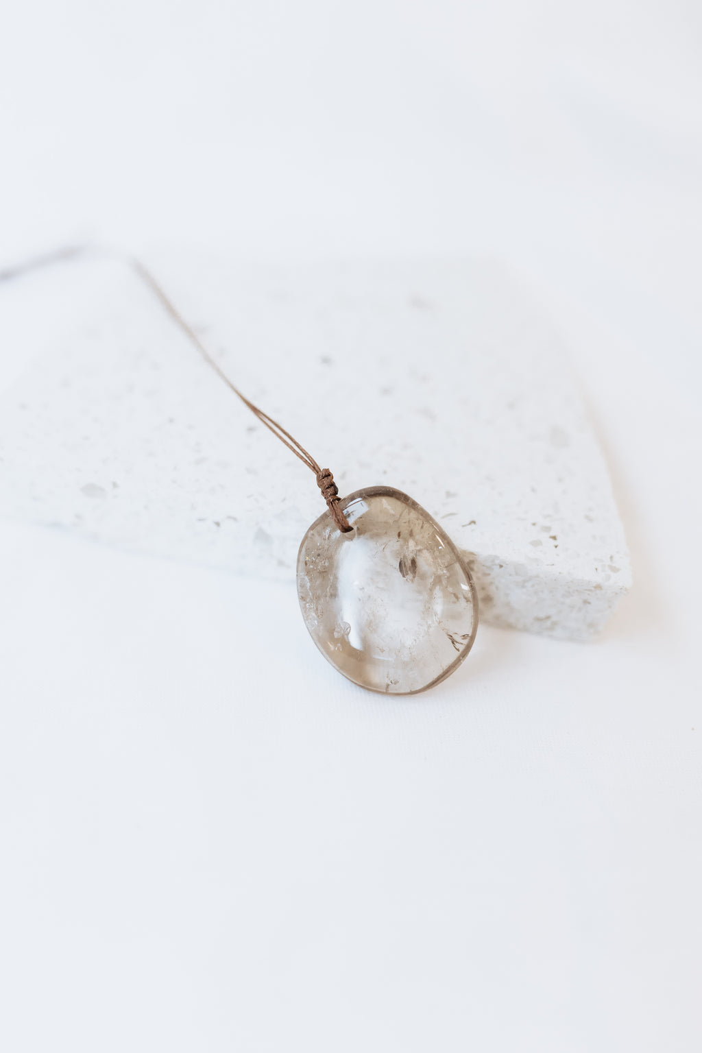 Smoky Quartz Crystal Pendant #A | Grounding • Protection • Release