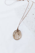 Smoky Quartz Crystal Pendant #A | Grounding • Protection • Release