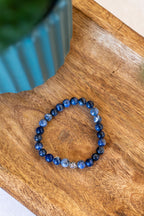 Sodalite Crystal Bracelet | Calm ✧ Clarity ✧ Balance