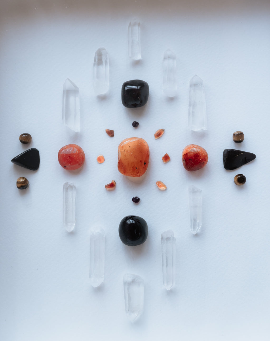 STEP INTO YOUR POWER - Intuitively Channeled Framed Crystal Grid