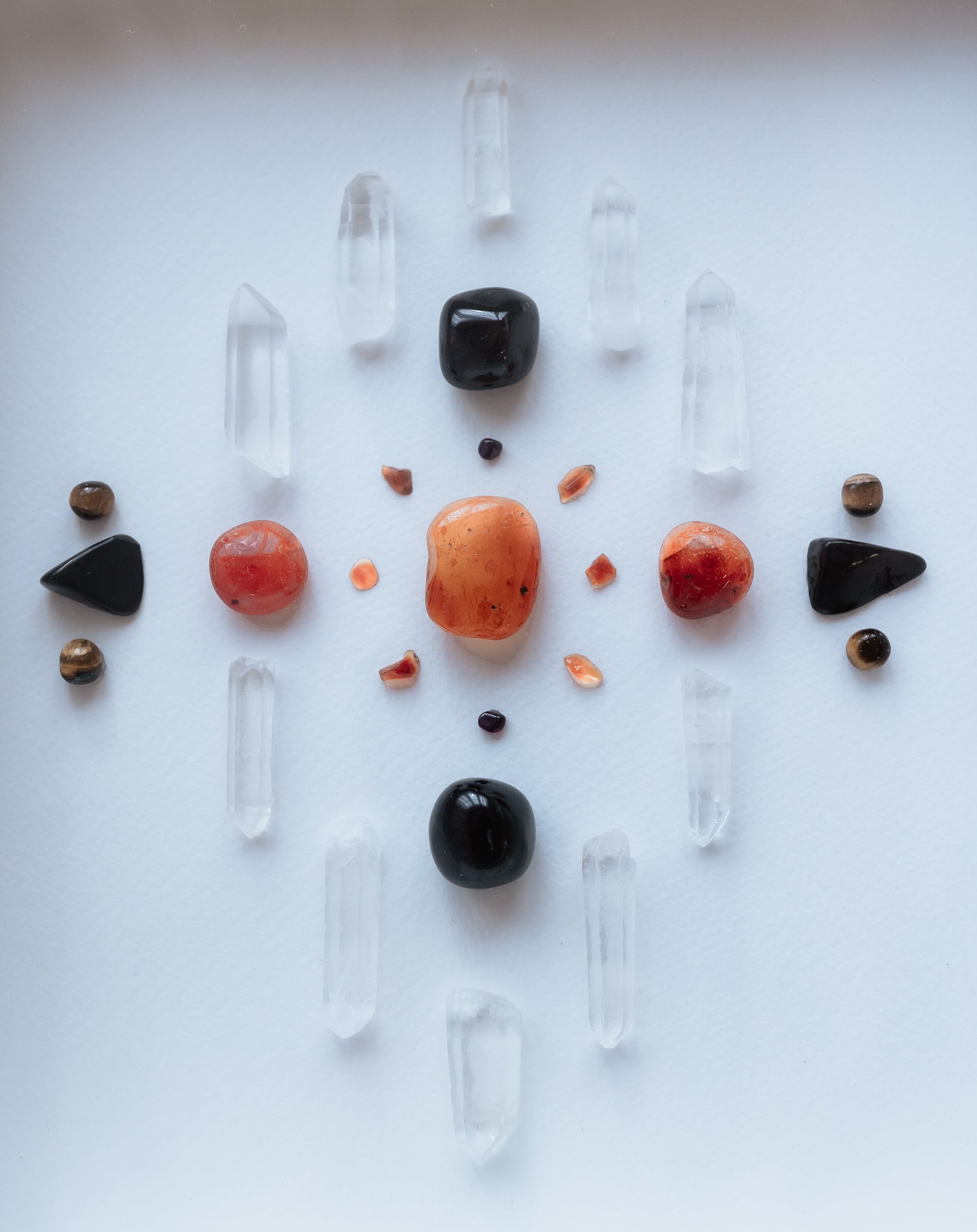 STEP INTO YOUR POWER - Intuitively Channeled Framed Crystal Grid