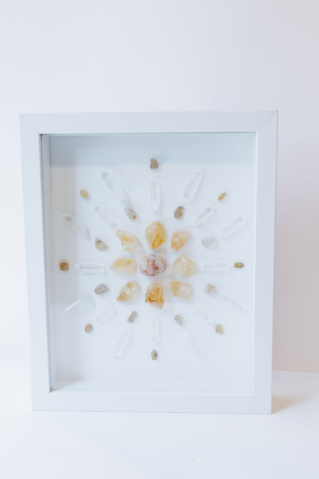 SUNBURST - Intuitively Crafted Framed Crystal Grid