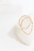 Sunstone 4mm Faceted Crystal Bracelet | Joy • Vitality • Leadership