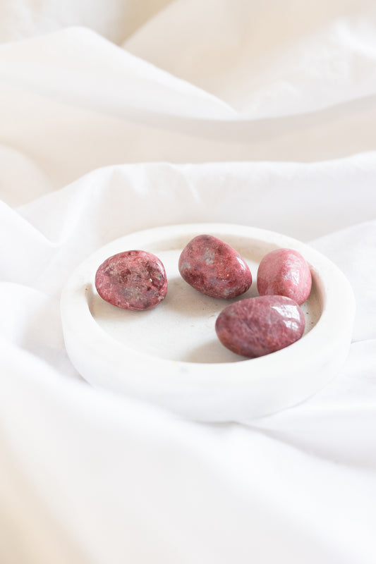 Pink Thulite Tumble Stone | Self-Love • Emotional Healing • Compassion