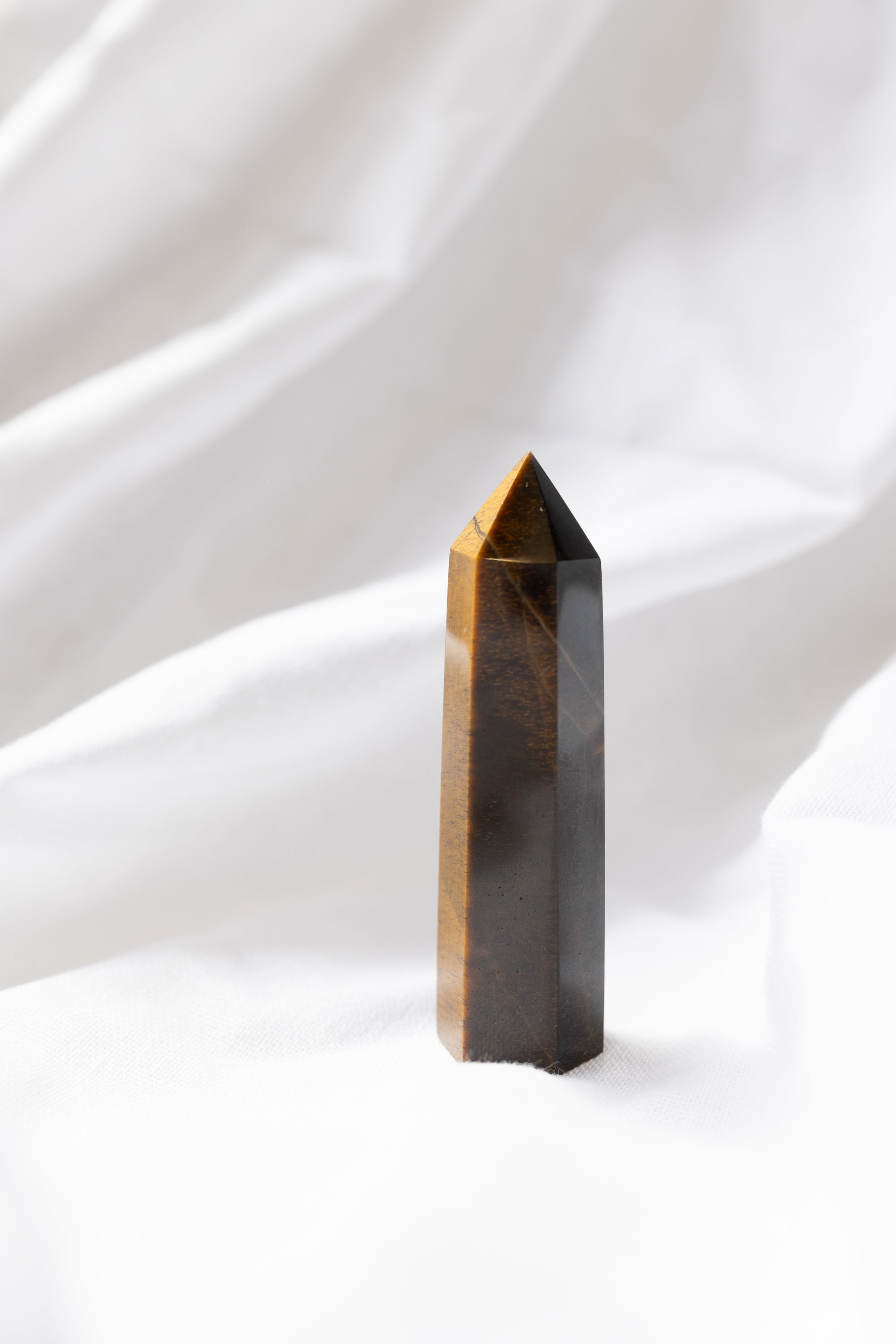 Tiger's Eye Crystal Point #1 | Confidence • Protection • Clarity