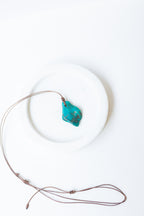 Turquoise Crystal Pendant #1 | Wisdom ✧ Protection ✧ Authentic Expression