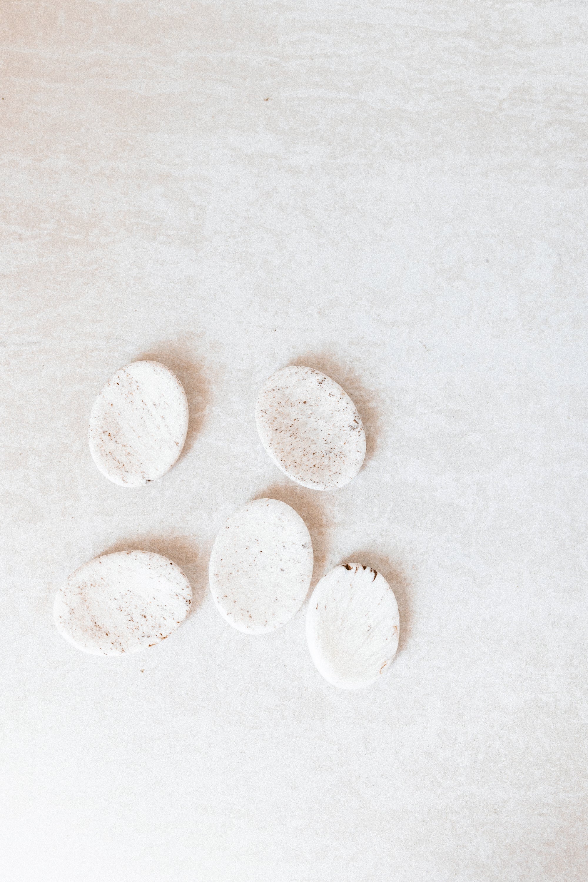 White Scolecite Crystal Worry Stone | The Stone of Deep Peace & Spiritual Awakening