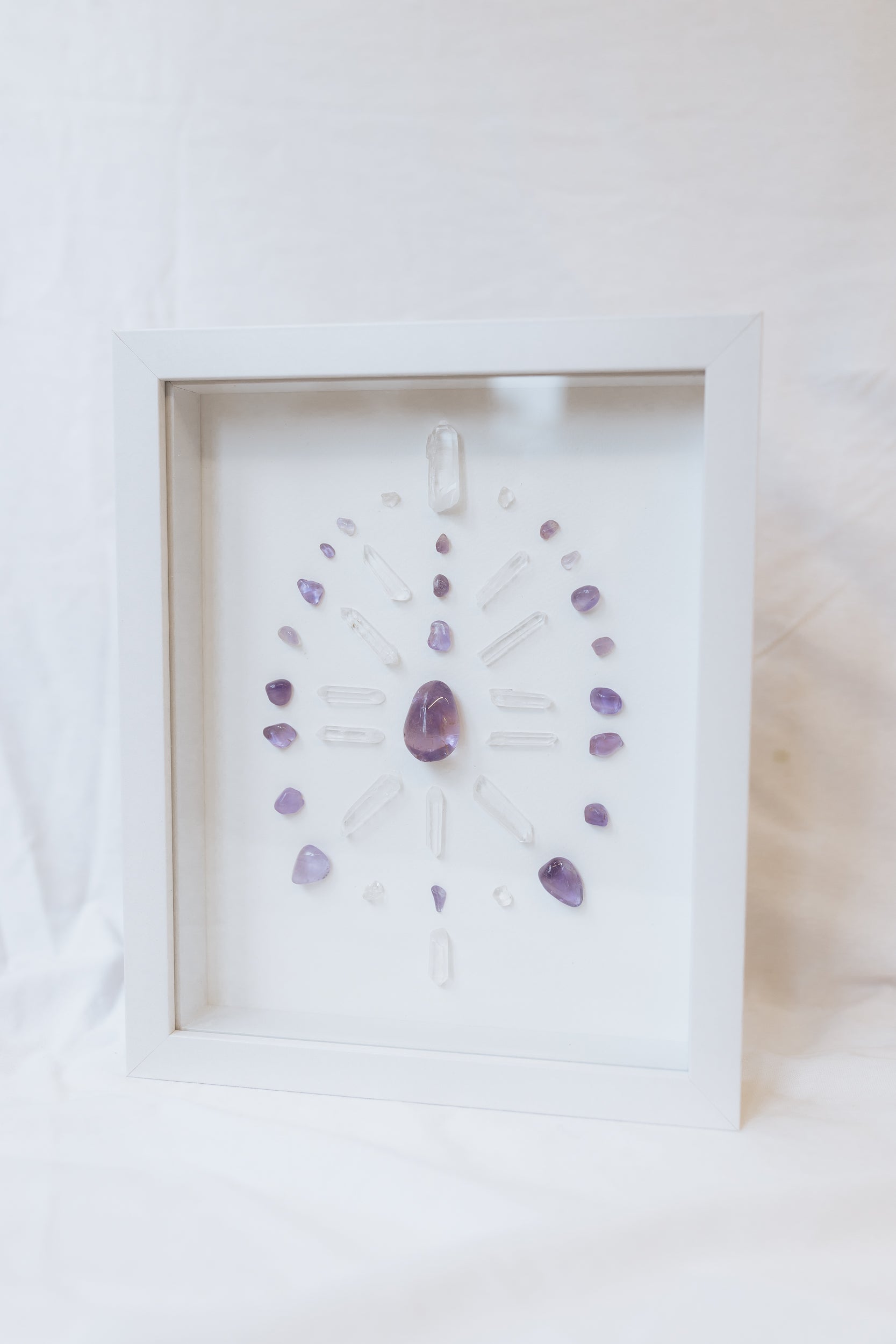 YOUR INTUITION CALLED - Intuitively Channeled Framed Crystal Grid