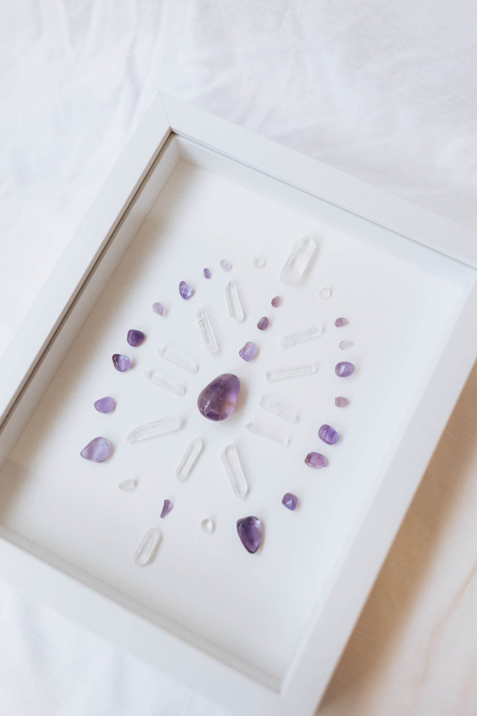 YOUR INTUITION CALLED - Intuitively Channeled Framed Crystal Grid