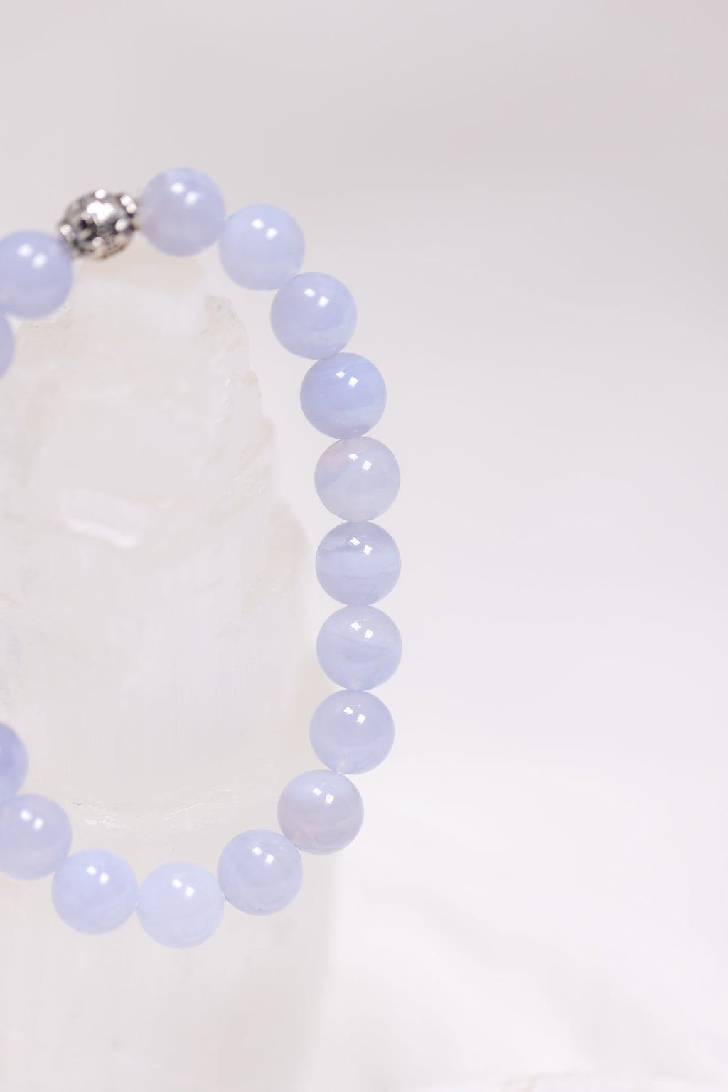 Crystal Bracelet: Blue Lace Agate - Knight Inspired