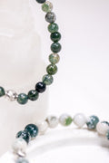 Crystal Bracelet: Moss Agate - Knight Inspired