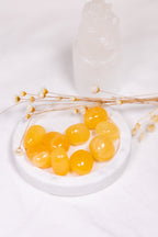 Orange Calcite Crystal Tumble Stone - Knight Inspired